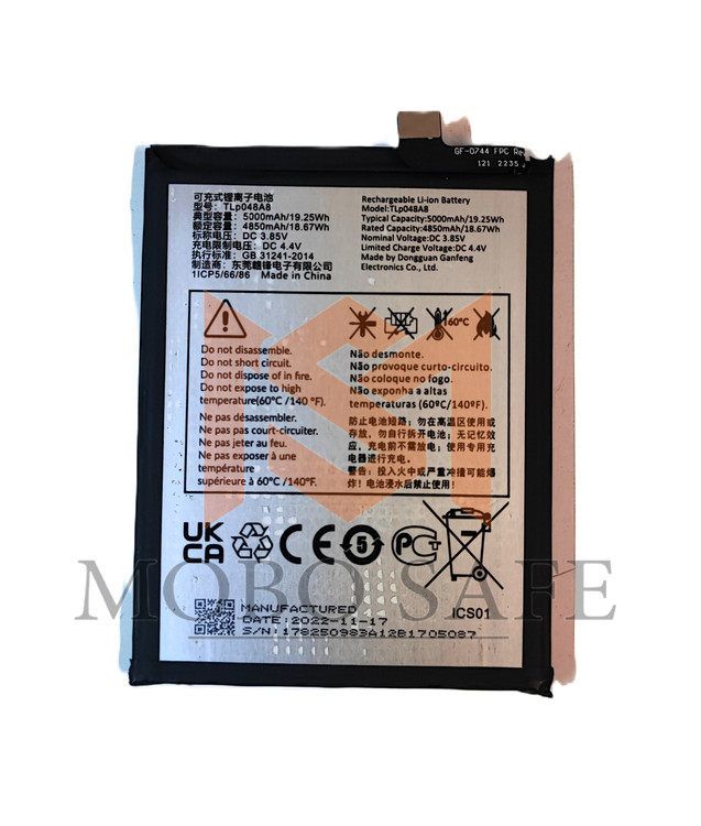 باتری اصلی تی سی ال 408 TLp048A8 | کیفیت روکاری