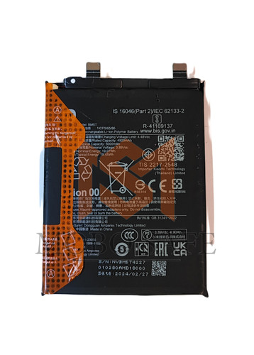 باتری اصلی شیائومی Redmi Note 13 pro 4G BM5T | کیفیت روکاری