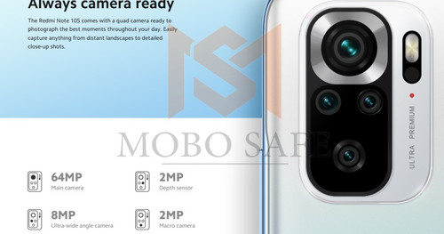 دوربین اورجینال شیائومی Redmi Note 10s ( روکاری )