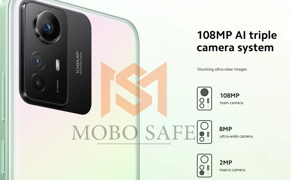 دوربین اورجینال شیائومی Redmi Note 12s ( روکاری )