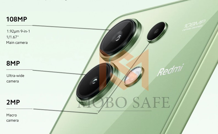 پک کامل دوربین شیائومی Redmi Note 13 | کیفیت روکاری