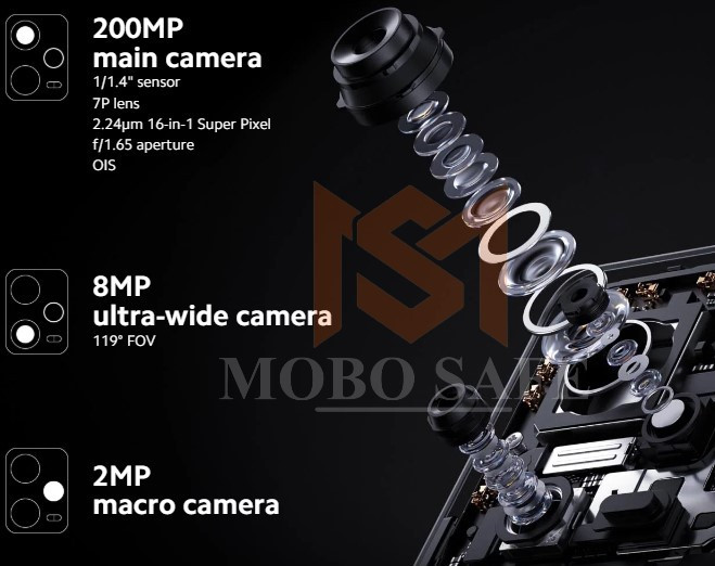 پک کامل دوربین شیائومی Redmi Note 12 Pro Plus 5G | کیفیت روکاری