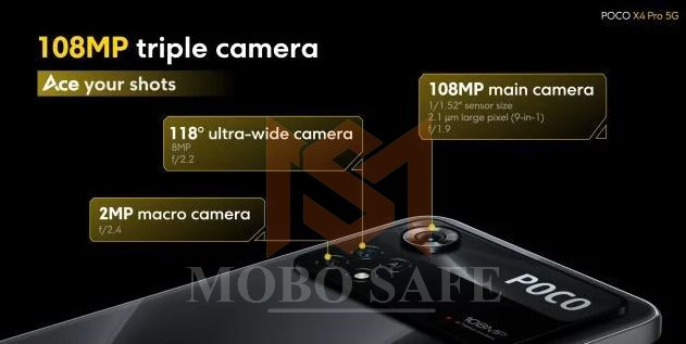 پک کامل دوربین شیائومی Poco X4 Pro | کیفیت روکاری