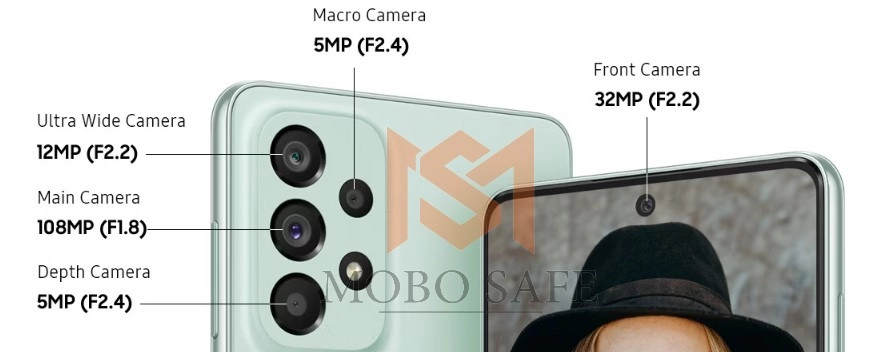 پک کامل دوربین سامسونگ A73 | کیفیت روکاری