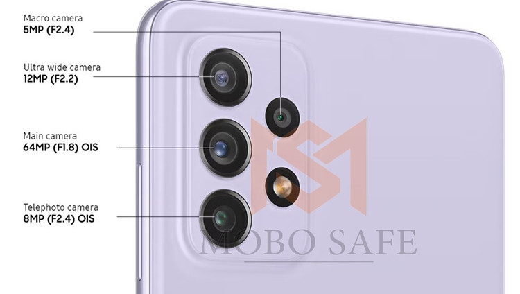 پک کامل دوربین سامسونگ A72 | کیفیت روکاری