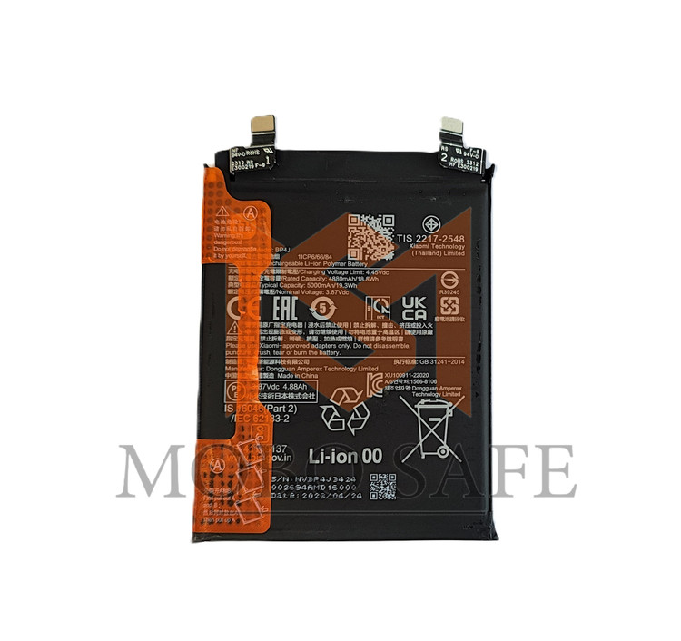 باتری اصلی شیائومی Redmi Note 12 pro Plus BP4J | کیفیت روکاری