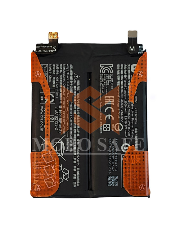 باتری اصلی شیائومی 11T Pro BM58 | کیفیت روکاری