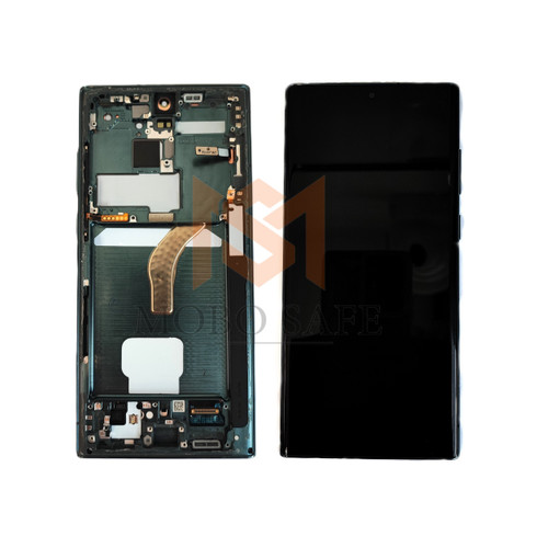 تاچ و ال سی دی اصلی سامسونگ S22 Ultra - S908 با فریم | کیفیت شرکتی