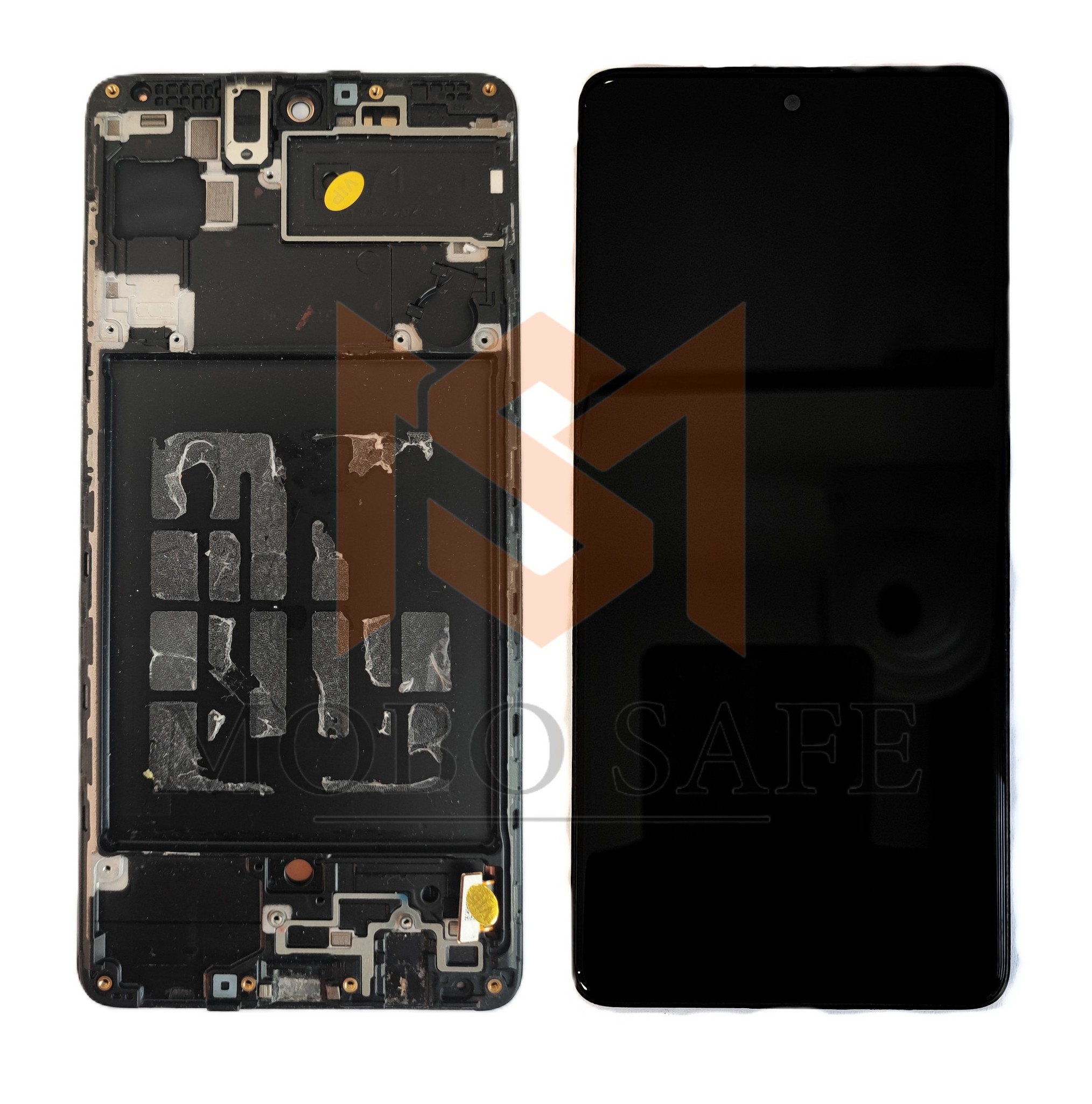 تاچ و ال سی دی اصلی سامسونگ A71 با فریم | کیفیت روکاری