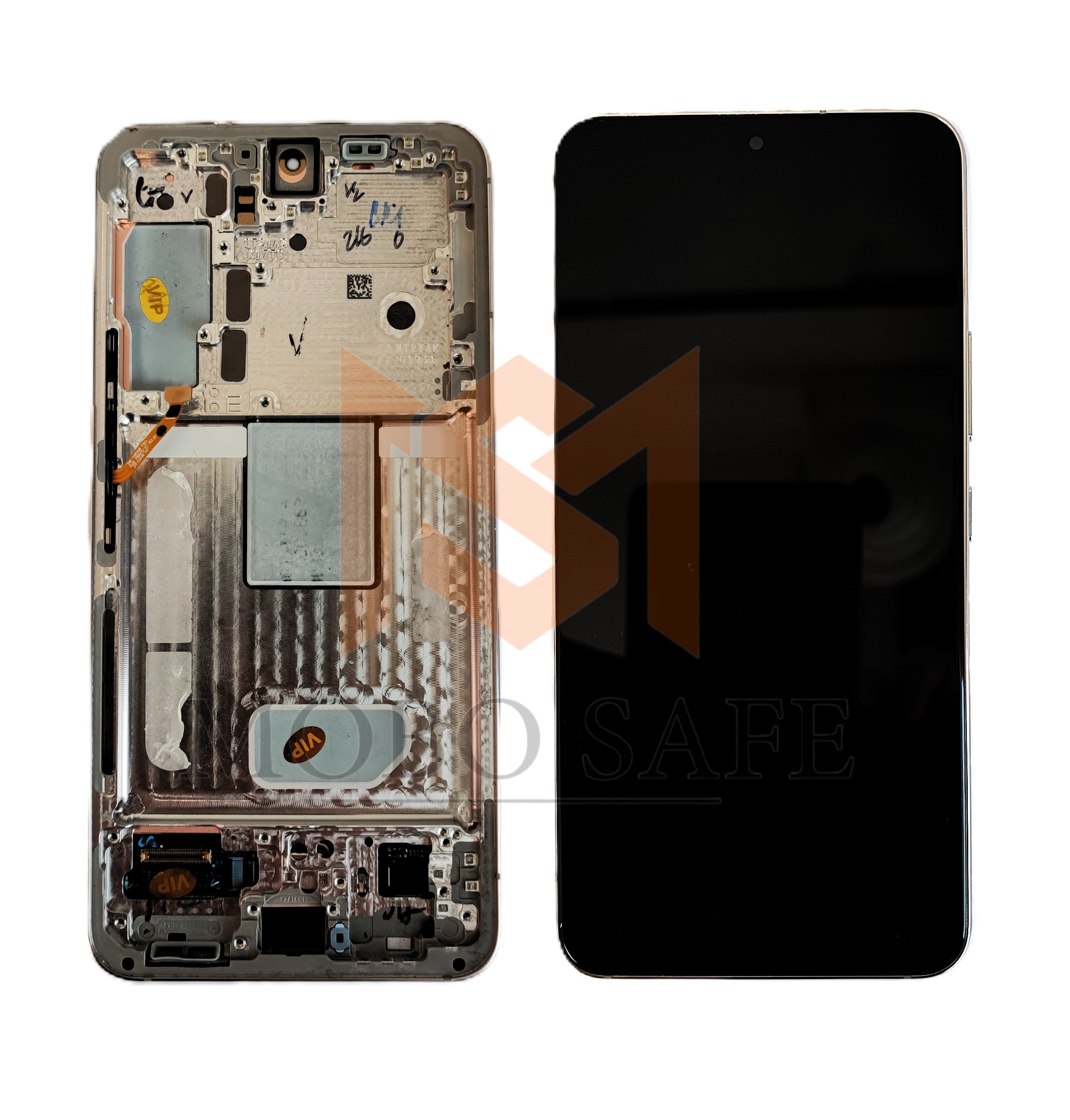 تاچ و ال سی دی اصلی سامسونگ S22 - S901 با فریم | کیفیت شرکتی