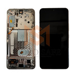 تاچ و ال سی دی اصلی سامسونگ S22 - S901 با فریم | کیفیت شرکتی
