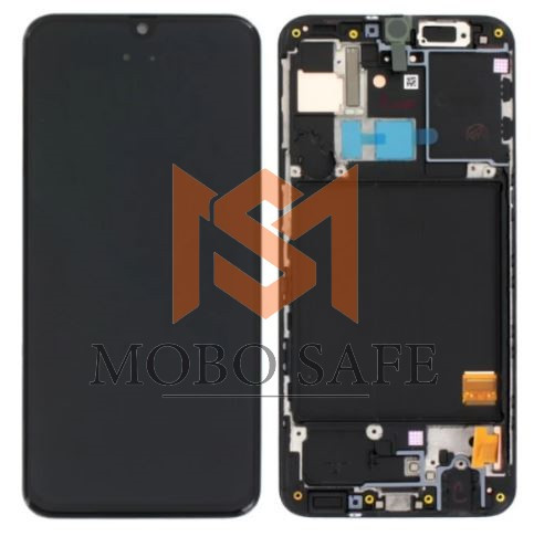 اچ و ال سی دی اصلی سامسونگ A40 با فریم | کیفیت شرکتی